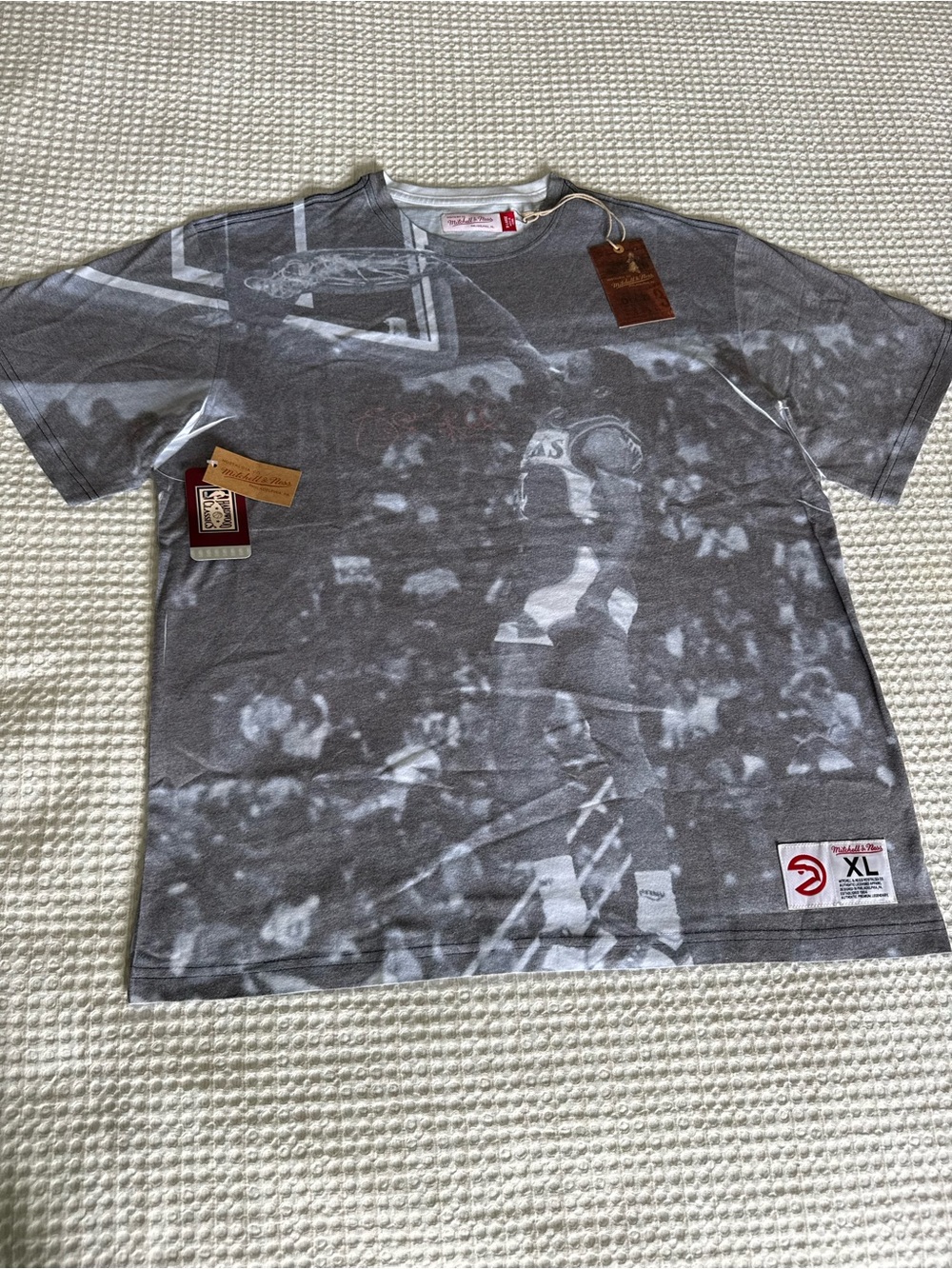 Brand Nee Mitchell & Ness Atlanta Hawks Spud Webb Above The Rim All over w tags - Picture 1 of 6